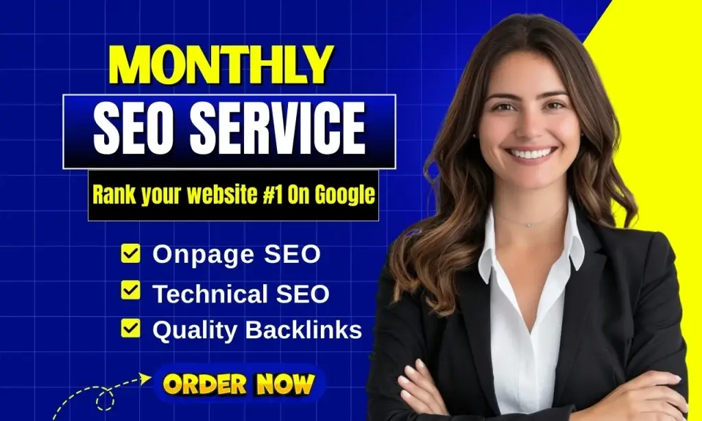 I will provide complete monthly SEO service for google top ranking